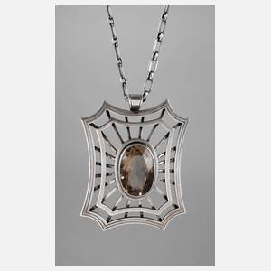 Prof. Wolfgang Tümpel, Anhänger mit Rauchquarz