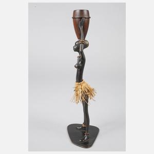 Richard Rohatsch Afrikanerin als Kerzenleuchter