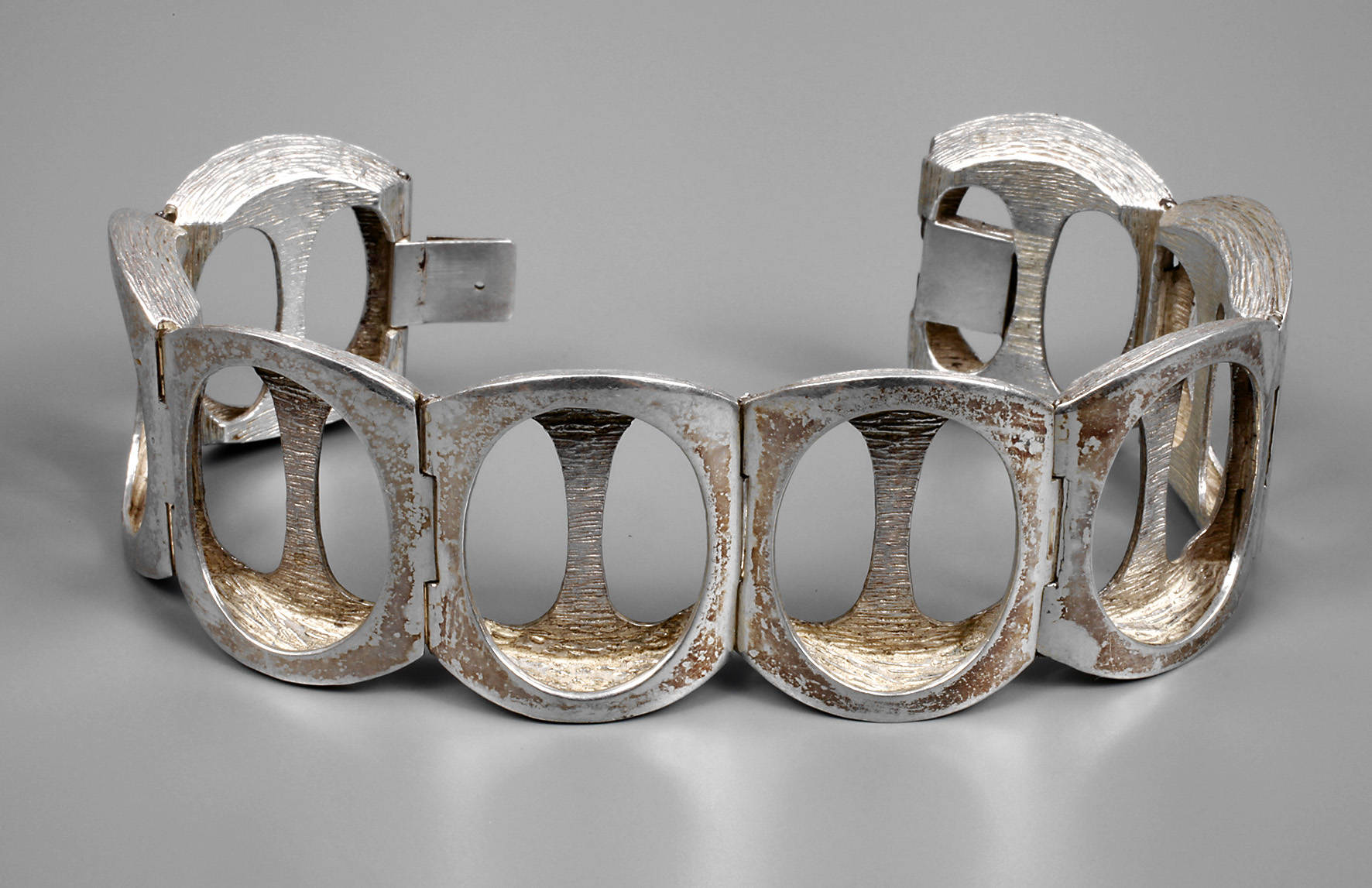 Breites Silberarmband