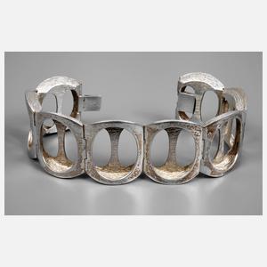 Breites Silberarmband