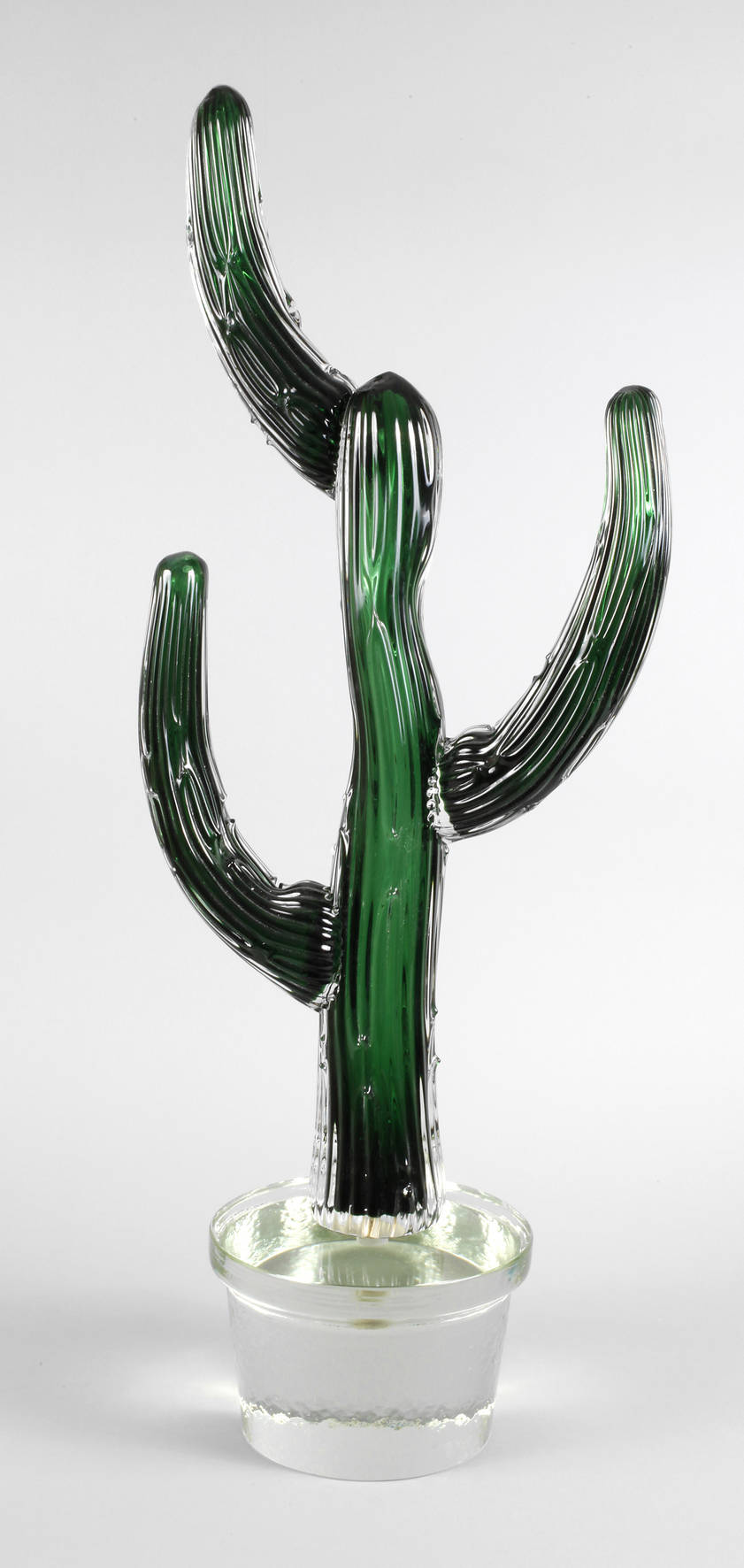 Murano große Glasskulptur Kaktus