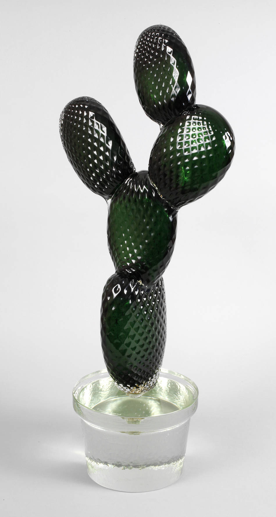 Murano große Glasskulptur Kaktus