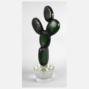 Murano große Glasskulptur Kaktus