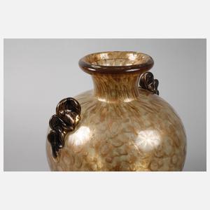 Murano Kugelvase Kupferaventurin