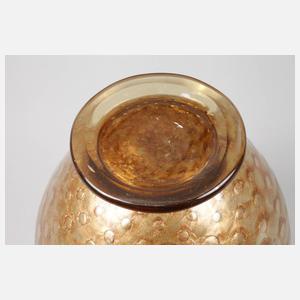 Murano Kugelvase Kupferaventurin