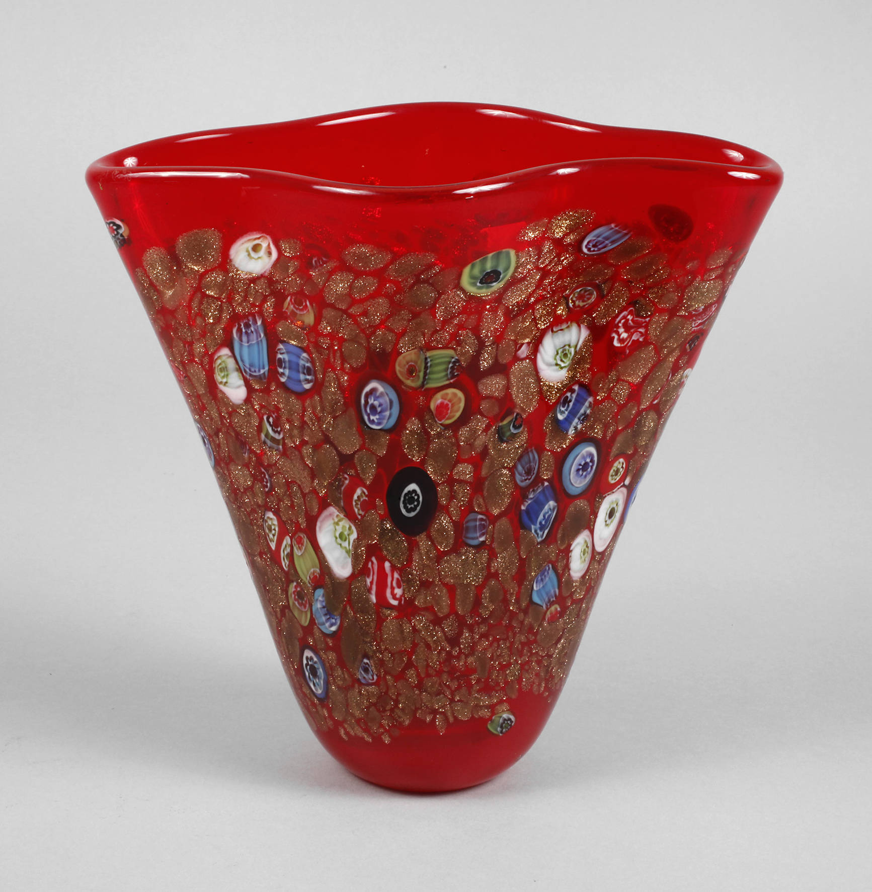 Murano Vase Kupferaventurin