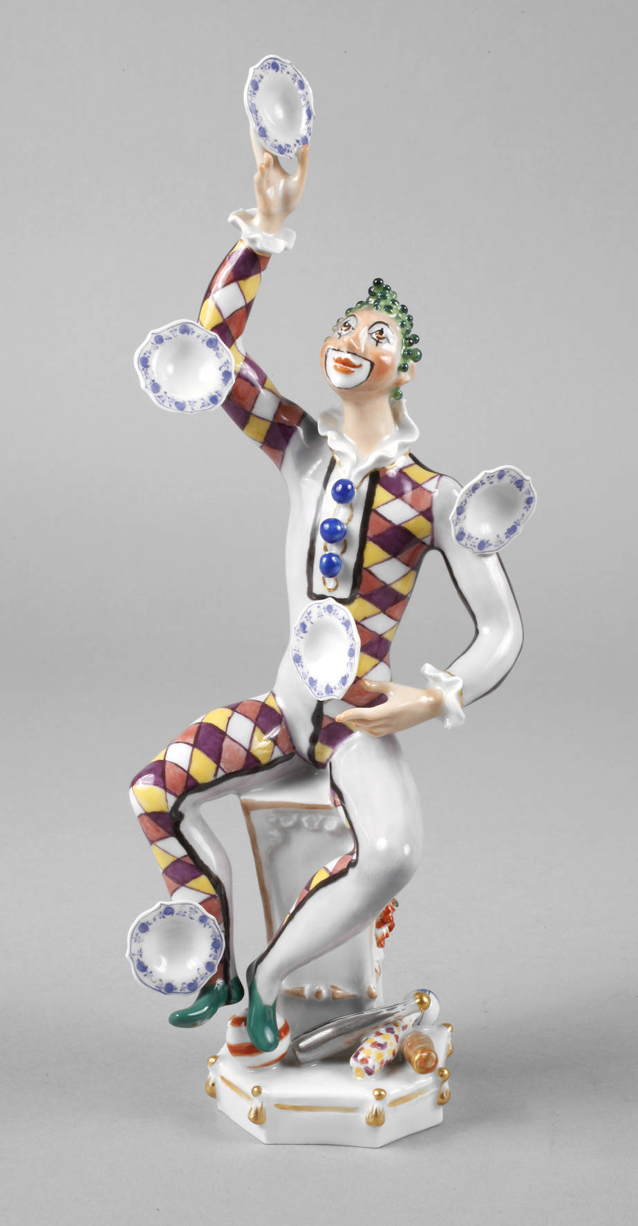 Meissen ”Harlekin als Jongleur”