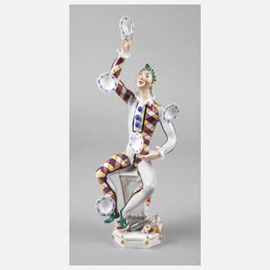 Meissen ”Harlekin als Jongleur”