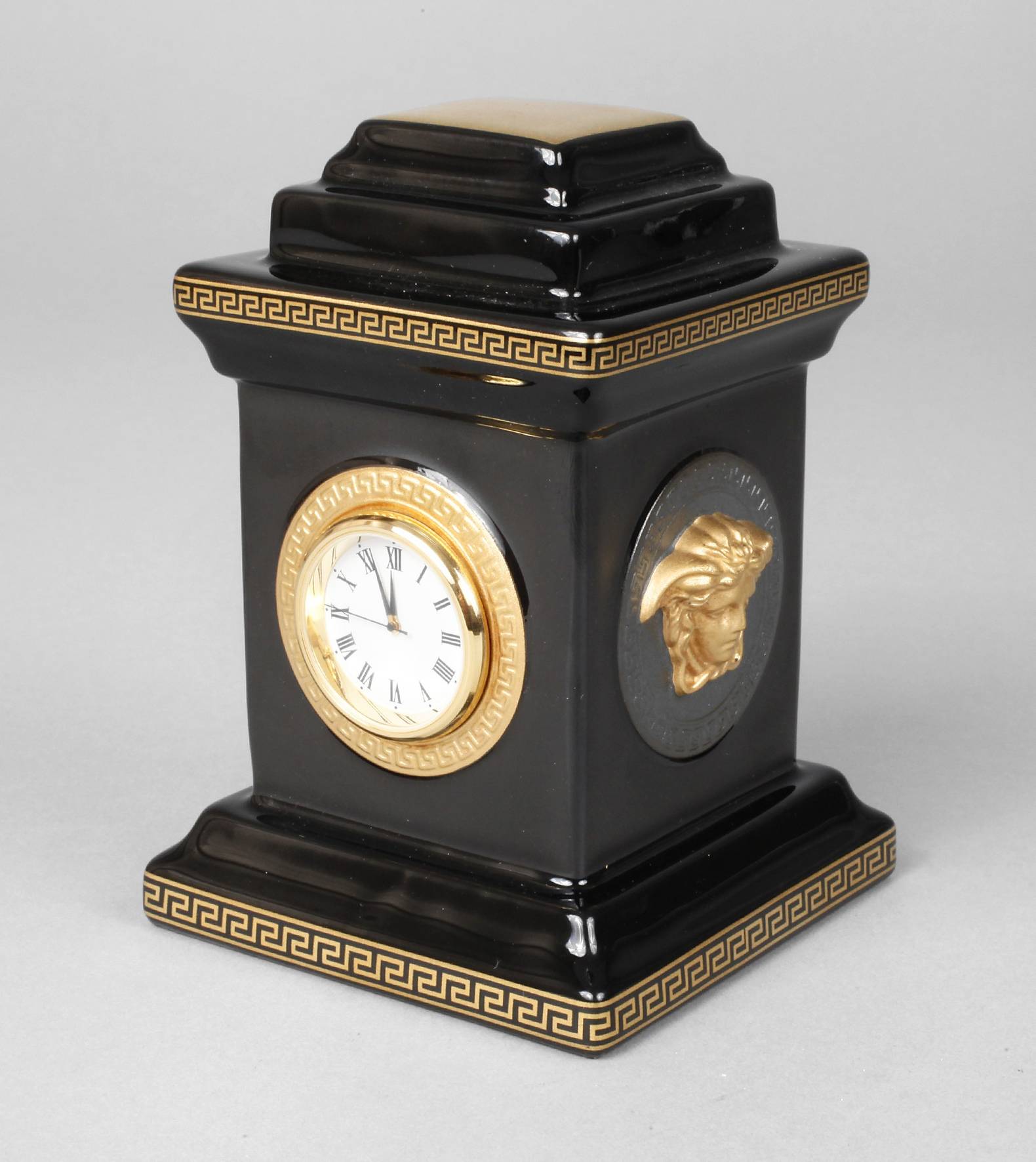 Rosenthal Kaminuhr ”Gorgona/Medaillon Méandre d'Or”