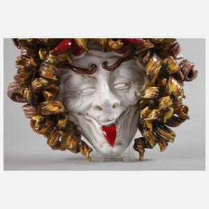 Venezianische Wandmaske als Teufel
