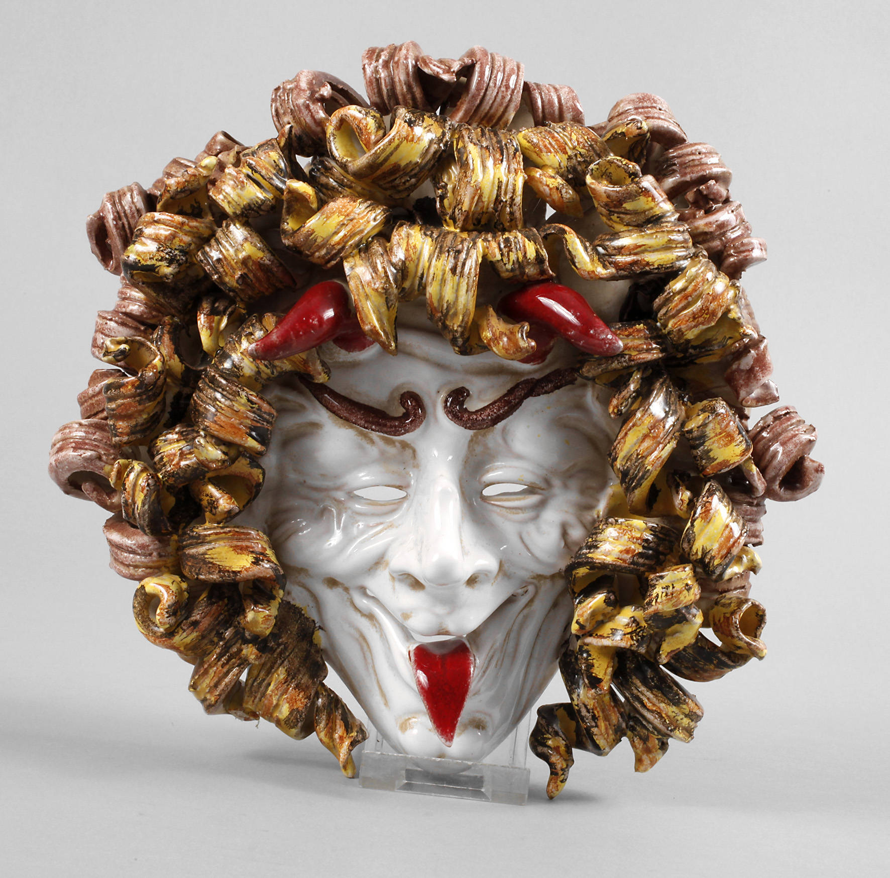 Venezianische Wandmaske als Teufel