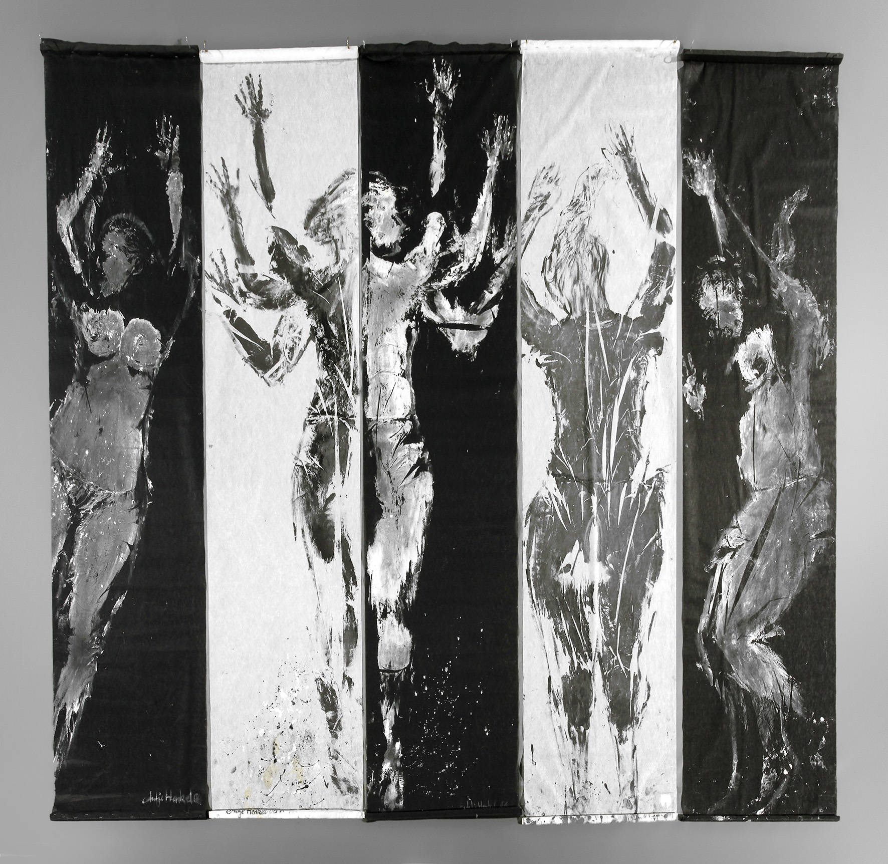 Großer fünfteiliger Wandbehang Antje Henkel