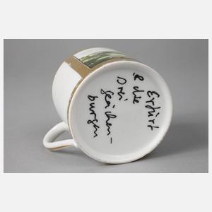 Ansichtentasse Erfurt und die Drei Gleichen