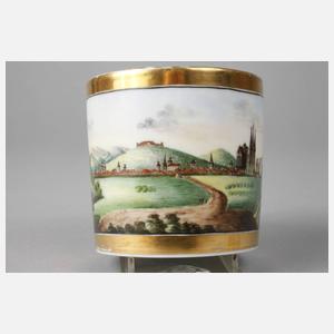 Ansichtentasse Erfurt und die Drei Gleichen