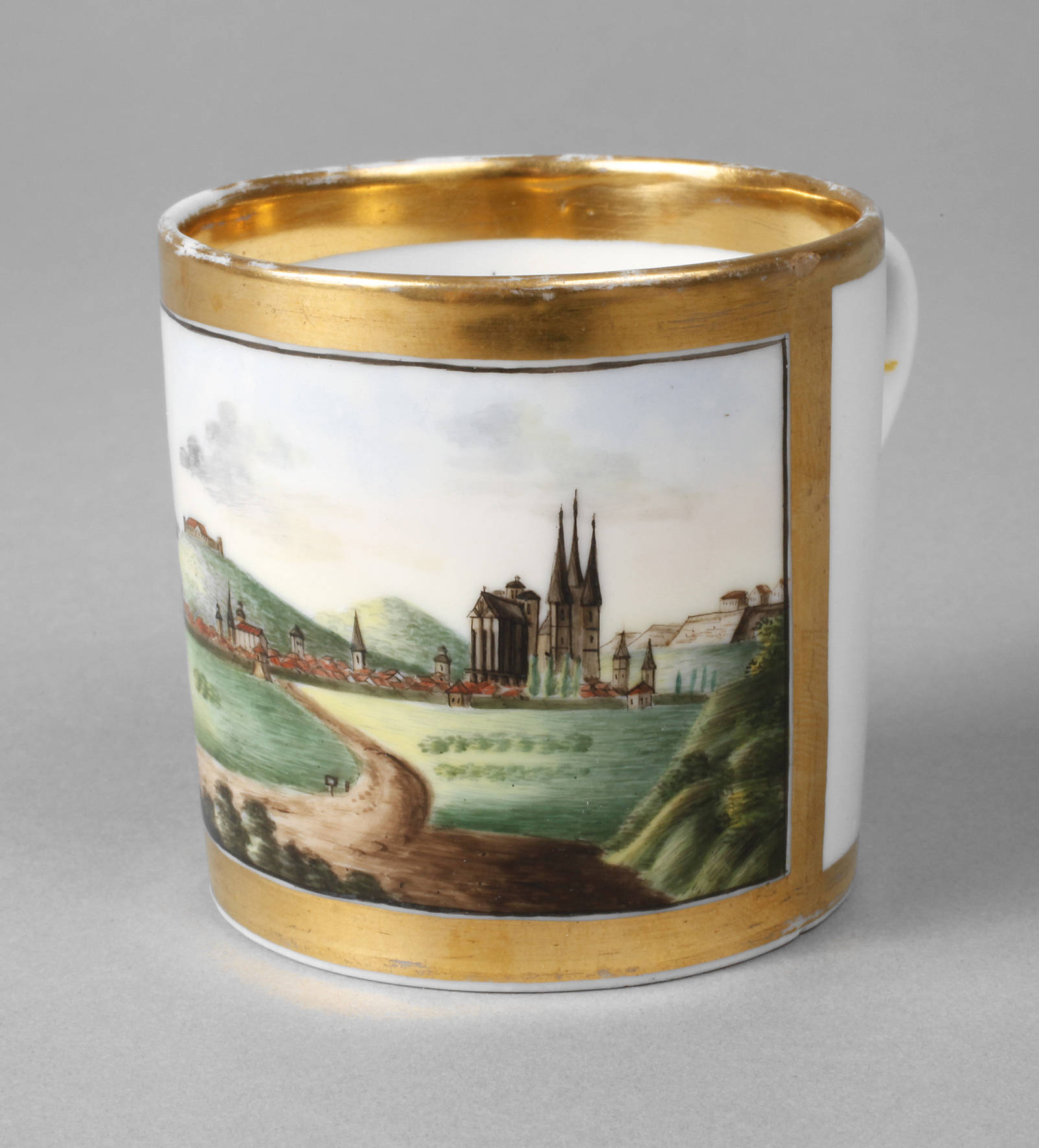 Ansichtentasse Erfurt und die Drei Gleichen