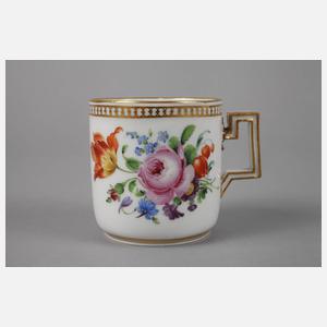 Meissen Biedermeiertasse