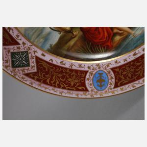 Meissen Bildteller ”Diana von Nymphen umgeben”
