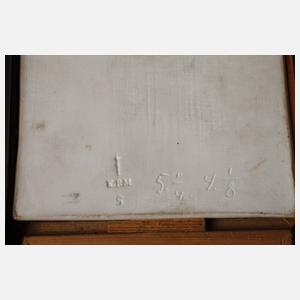 KPM Berlin Bildplatte Damenportrait