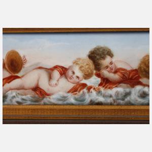 Meissen Bildplatte Engelsmotiv