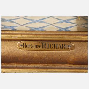 Porzellanbildplatte Portrait der Lesbia