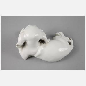 Allach ”Liegender junger Dackel”