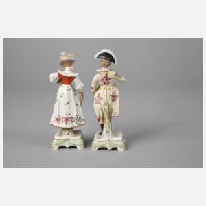 Fasold & Stauch Bock-Wallendorf zwei Biedermeierfiguren