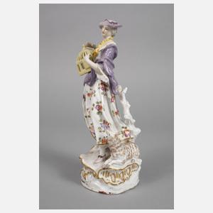 Frankenthal Schäfer und Schäferin mit Vogelbauer