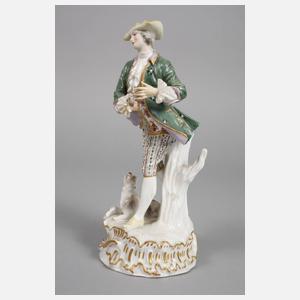 Frankenthal Schäfer und Schäferin mit Vogelbauer