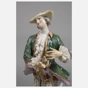 Frankenthal Schäfer und Schäferin mit Vogelbauer