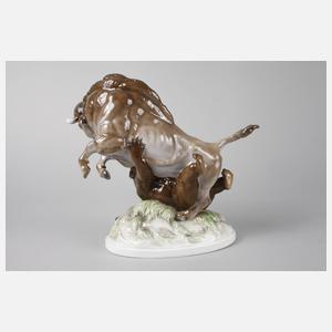 Fraureuth ”Wisent mit Bär”