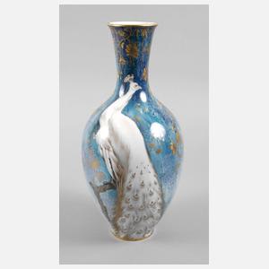 Heinrich & Co. Bodenvase Pfauenmotiv