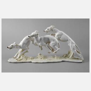 Hutschenreuther ”Springende Windhunde”