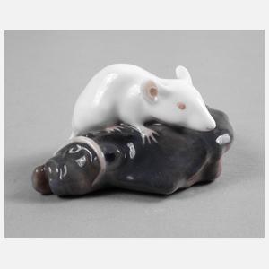 Royal Copenhagen ”Maus auf Fischkopf”