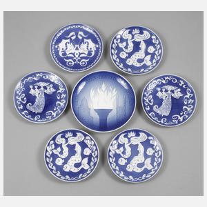 Kopenhagen Konvolut Wandteller