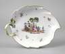 Meissen Blattschale Watteauszene