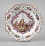Meissen Zierteller  „Seeprospektmalerei”