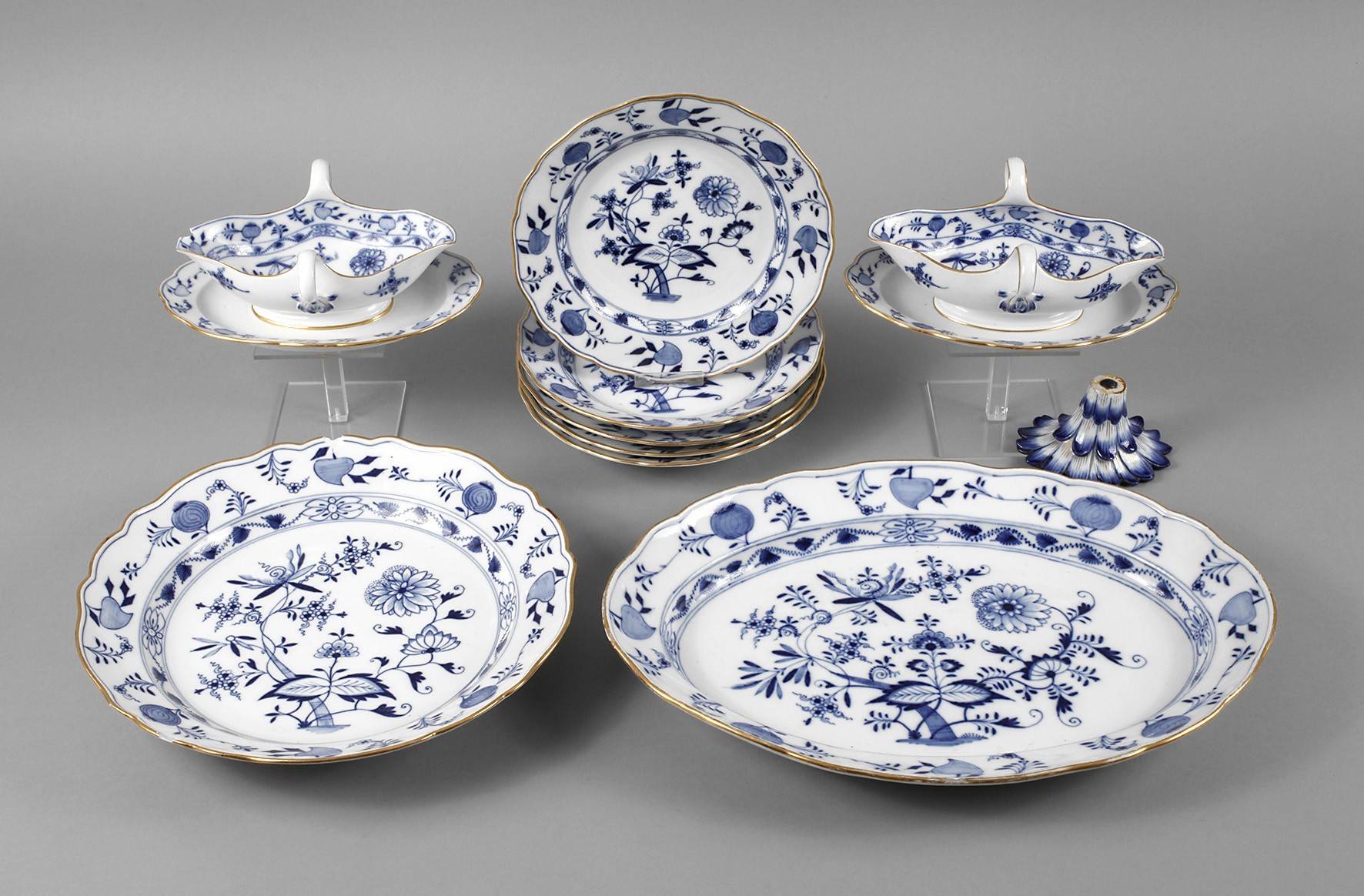 Meissen Restservice ”Zwiebelmuster”