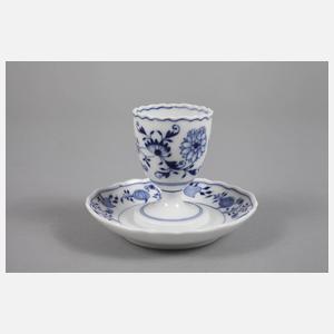 Meissen sechs Eierbecher ”Zwiebelmuster”