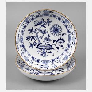 Meissen zwei Gemüseschüsseln ”Zwiebelmuster”