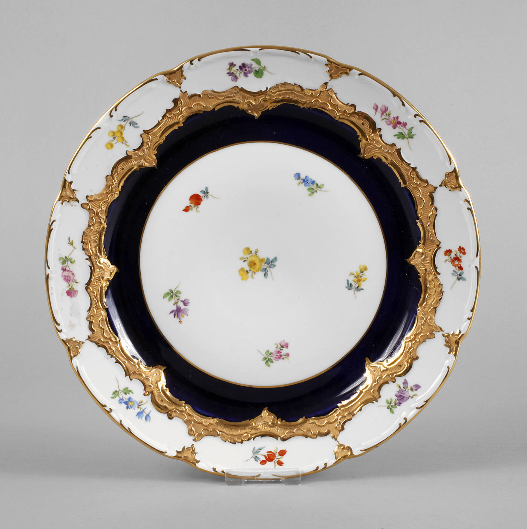 Meissen Kuchenplatte B-Form