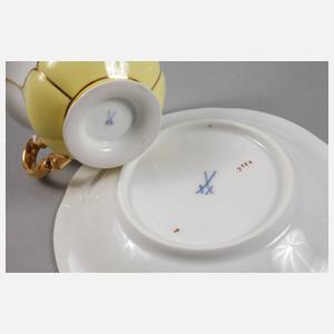 Meissen sechs Mokkatassen B-Form