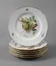 Meissen sechs Speiseteller Gemüsemalerei
