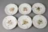 Meissen sechs Speiseteller Gemüsemalerei