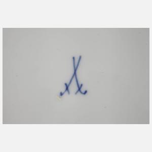 Meissen Vorlegeplatte Gemüsemalerei