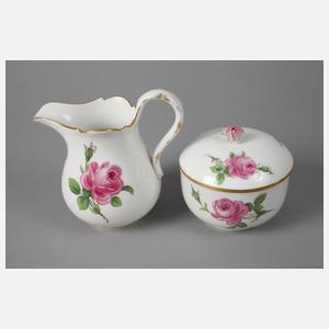 Meissen Kaffeeservice ”Rote Rose”