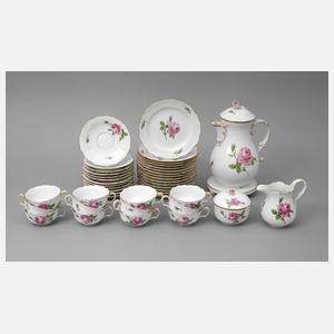 Meissen Kaffeeservice ”Rote Rose”