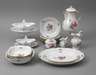 Meissen Restservice ”Rote Rose”