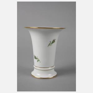 Meissen Trichtervase ”Rote Rose”