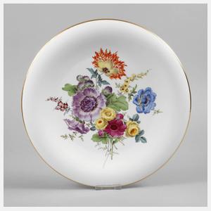 Meissen großer Wandteller ”Blütenbukett”