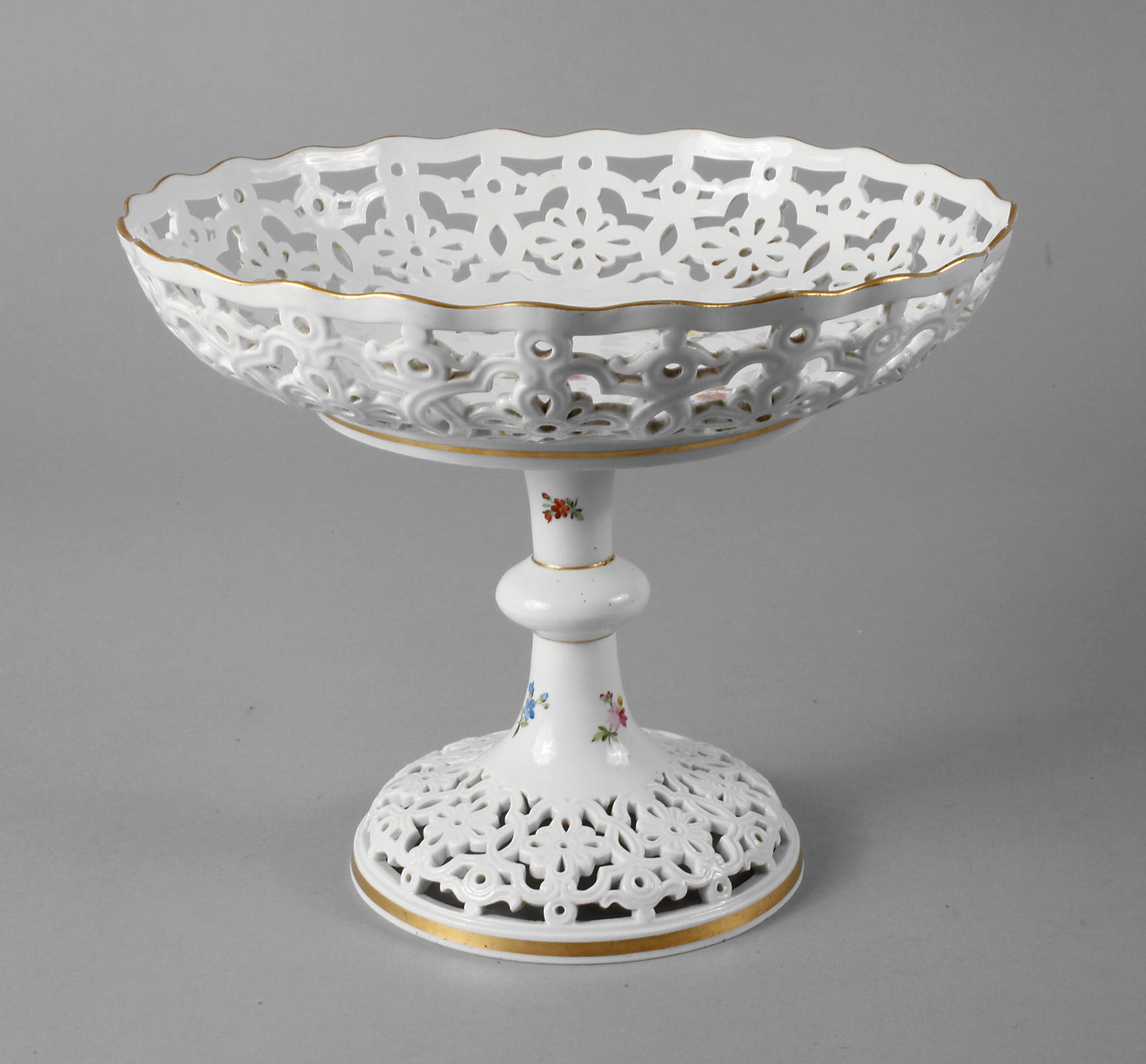 Meissen Tafelaufsatz Blumendekor